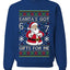 Santa's Got 6 7 Gifts For Me, Unisex Ugly Christmas Sweater Crewneck Sweatshirts