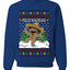 Feliz Navidad Dancing Gingerbread Man, Unisex Ugly Christmas Sweater, Crewneck Sweatshirts