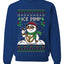 Snow Ice Pimp, Funny Unisex Ugly Christmas Sweater, Crewneck Sweatshirts