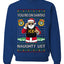 You're On Santa's Naughty List ICE Agent,Unisex Ugly Christmas Sweater, Crewneck Sweatshirts