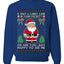 Is That A Candy Cane In Your Pocket Naughty Santa, Unisex Ugly Christmas Sweater, Crewneck Sweatshirts