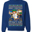 Litters Full Cat, Unisex Ugly Christmas Sweater Crewneck Sweatshirts