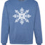 Snowflake, Pretty Holiday Christmas Design, Unisex Christmas Sweater, Crewneck Sweatshirts