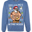 There's Some Ho's In This House Ugly Christmas Sweater Unisex Crewneck Sweatshirt