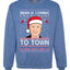 Biden is Coming to Town Merry Ugly Christmas Sweater Unisex Crewneck Graphic Sweatshirt