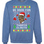 Be Good for Thanta Clauth Merry Ugly Christmas Sweater Unisex Crewneck Graphic Sweatshirt