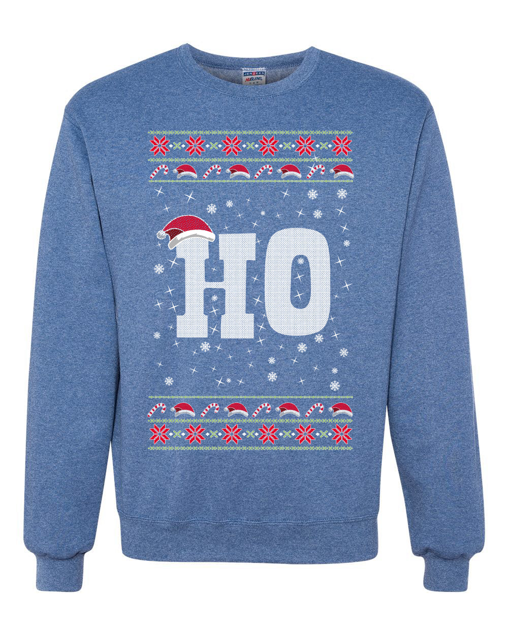 Christmas Ho Merry Ugly Christmas Sweater Unisex Crewneck Graphic Sweatshirt