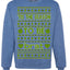 Tis the Season to Be Brat Green Text, Xmas Viral Meme Music Rave Concert Merch Ugly Christmas Sweater Crewneck Sweatshirt