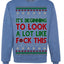 It's Beginning to Look a Lot Like F This Clean Funny Ugly Christmas Sweater Crewneck Sweatshirt