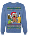 Arriba Abajo Al Centro Pa'Dentro Cheers to Health Salud Ugly Christmas Sweater Crewneck Sweatshirt