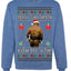 Merry Chrithmith Kith My Ath, Butt Viral Kiss My Ass Boxing Fight Meme, Funny Ugly Christmas Sweater Crewneck Sweatshirt