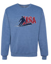 USA Winter Team Sports Fan Collection | USA Skier Sweater, Unisex Crewneck Sweatshirts