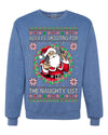 Always Shooting For The Naughty List Ugly Christmas Sweater Unisex Crewneck Sweatshirt