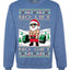 No Lift No Gift Fitness Workout Santa Ugly Christmas Sweater Unisex Crewneck Sweatshirt