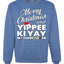 Merry Christmas and Yippee Ki Yay MOFO Christmas Unisex Crewneck Sweatshirt