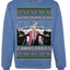 I'll Be Home For Christmas Pink Suit | Funny Santa Clause President Donald Trump Xmas Sweaters Crewneck Sweatshirts