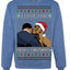 I Love You Merry Chrithmith Funny Boxing Fight Meme Classic Funny Xmas Ugly Christmas Sweater Crewneck Sweatshirt