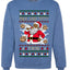 Milk And Titty Time Christmas Sweater, Unisex Ugly Christmas Crewneck Sweatshirts