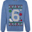 Christmas 6 Meme, Unisex Ugly Christmas Sweater, Crewneck Sweatshirts