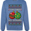 Big and Bobbing, Funny Unisex Ugly Christmas Sweater Crewneck Sweatshirts