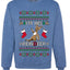 I'm His Reindeer, Unisex Ugly Christmas Sweater Crewneck Sweatshirts