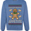 I Brought My Appetitie, Unisex Ugly Christmas Crewneck Sweatshirts