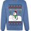 Snowman, Unisex Ugly Christmas Sweater Crewneck Sweatshirts