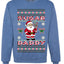 Sugar Daddy Santa, Unisex Ugly Christmas Sweater Crewneck Sweatshirts
