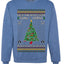 Deck The Halls With Guns & Ammo Fa La La La La,Unisex Ugly Christmas Sweater, Crewneck Sweatshirts