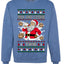 Milk And Cookie Time, Unisex Ugly Christmas Sweater, Crewneck Sweatshirts