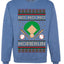 Ho Ho Ho Homerun, Baseball Fan Christmas Design, Unisex Ugly Christmas Sweater Crewneck Sweatshirts