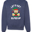 Pixelated Elf Merry Christmas Unisex Crewneck Graphic Sweatshirt