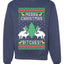 Merry Christmas Bitches Merry Ugly Christmas Sweater Unisex Crewneck Graphic Sweatshirt