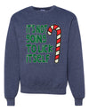 Candy Cane Not Going to Lick Itself Merry Christmas Unisex Crewneck Graphic Sweatshirt