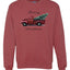 Merry Merry Christmas Red Pick up Truck Merry Christmas Unisex Crewneck Graphic Sweatshirt