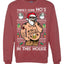 There's Some Ho's In This House Ugly Christmas Sweater Unisex Crewneck Sweatshirt