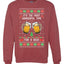It's The Most Wonderful Time for a Beer Merry Ugly Christmas Sweater Unisex Crewneck Graphic Sweatshirt