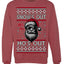 Snow's Out Hos Out | Funny Santa Claus Ugly Christmas Sweater Crewneck Sweatshirt