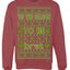 Tis the Season to Be Brat Green Text, Xmas Viral Meme Music Rave Concert Merch Ugly Christmas Sweater Crewneck Sweatshirt