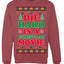 Die Hard is a Christmas Movie Classic, McClane Hans Nakatomi Plaza Xmas Party Holiday Movies Ugly Christmas Sweater Crewneck Sweatshirt