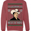 Ya Llegaron Las Nieves De Enero Chalino January Snow Ugly Christmas Sweater Crewneck Sweatshirt
