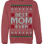 Best Mom Ever Classic Winter Holidays Ugly Christmas Sweater Crewneck Sweatshirt