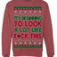 It's Beginning to Look a Lot Like F This Clean Funny Ugly Christmas Sweater Crewneck Sweatshirt