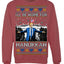 I'll Be Home for Hanukkah, Funny President Donald Trump JD Vance Winter Holiday Chanukah Hannukkah Channukah Ugly Christmas Sweater Crewneck Sweatshirt