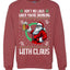 Funny Beer Drinking Santa Ain't No Laws When You're Drinking With Claus Unisex Crewneck Sweatshirt