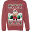 No Lift No Gift Fitness Workout Santa Ugly Christmas Sweater Unisex Crewneck Sweatshirt