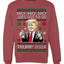 Ho Ho Ho Joe's Got To Go Trump 2024 Ugly Christmas Sweater Unisex Crewneck Sweatshirt