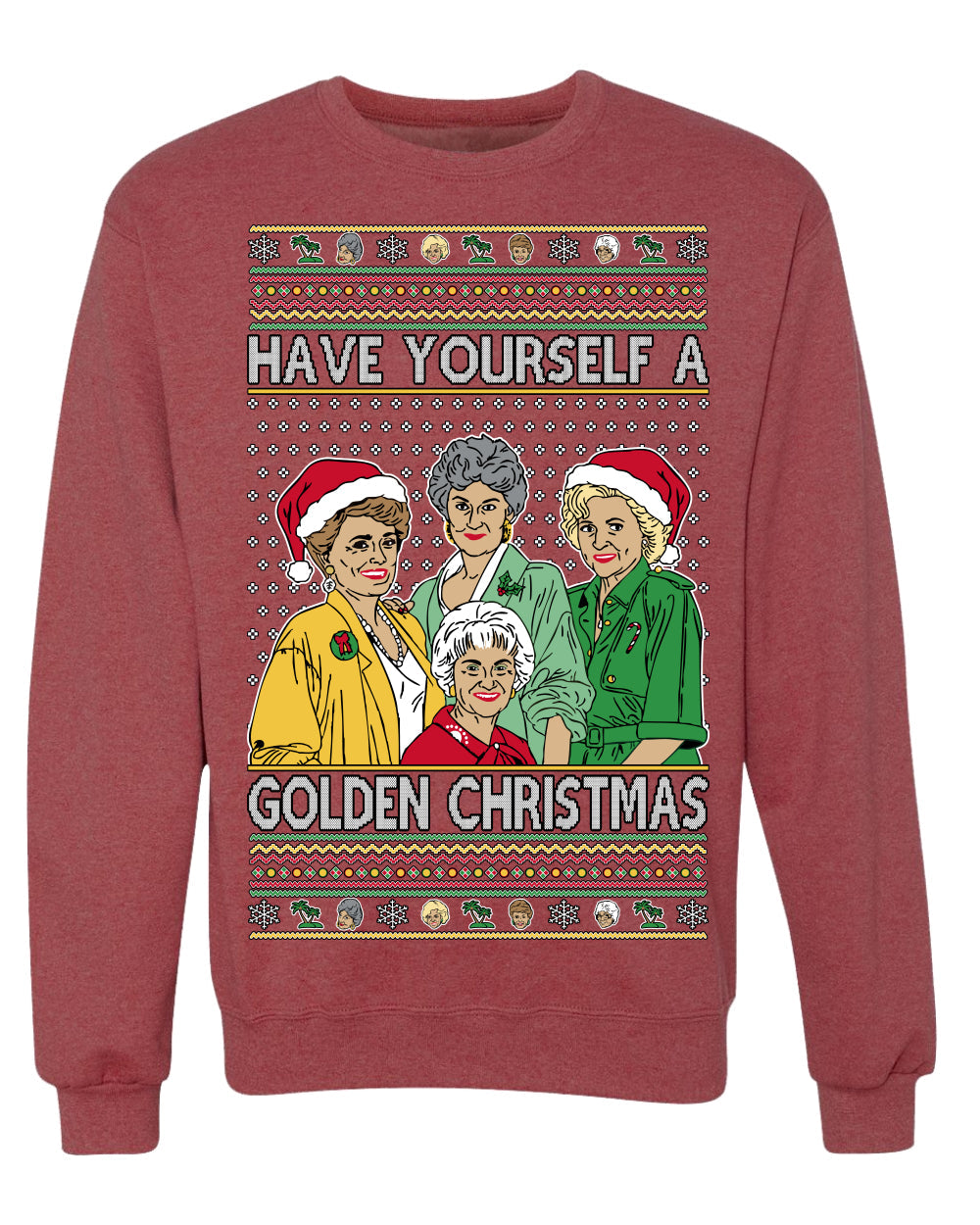 Have Yourself a Golden Christmas Classic TV Show Ugly Christmas Sweater