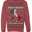 Buon Natale e Felice Anno Nuovo! Merry Christmas and Happy New Year Ugly Christmas Sweater Crewneck Sweatshirts
