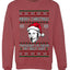 Thought I'd Wear My Best Suit Ed Gein, Unisex Ugly Christmas Sweater Crewneck Sweatshirts